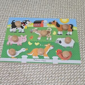 Melissa & Doug Colorful Farm Animal Puzzle